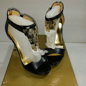 Thalia Sodi Anastasia Women US 10 Black Platform USED Worn ONCE